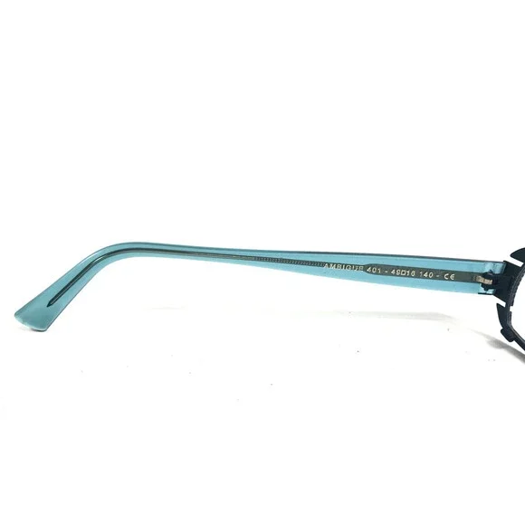 Jean Lafont Eyeglasses Frames AMBIGUE 401 Blue Cat Eye Full  display picture 1